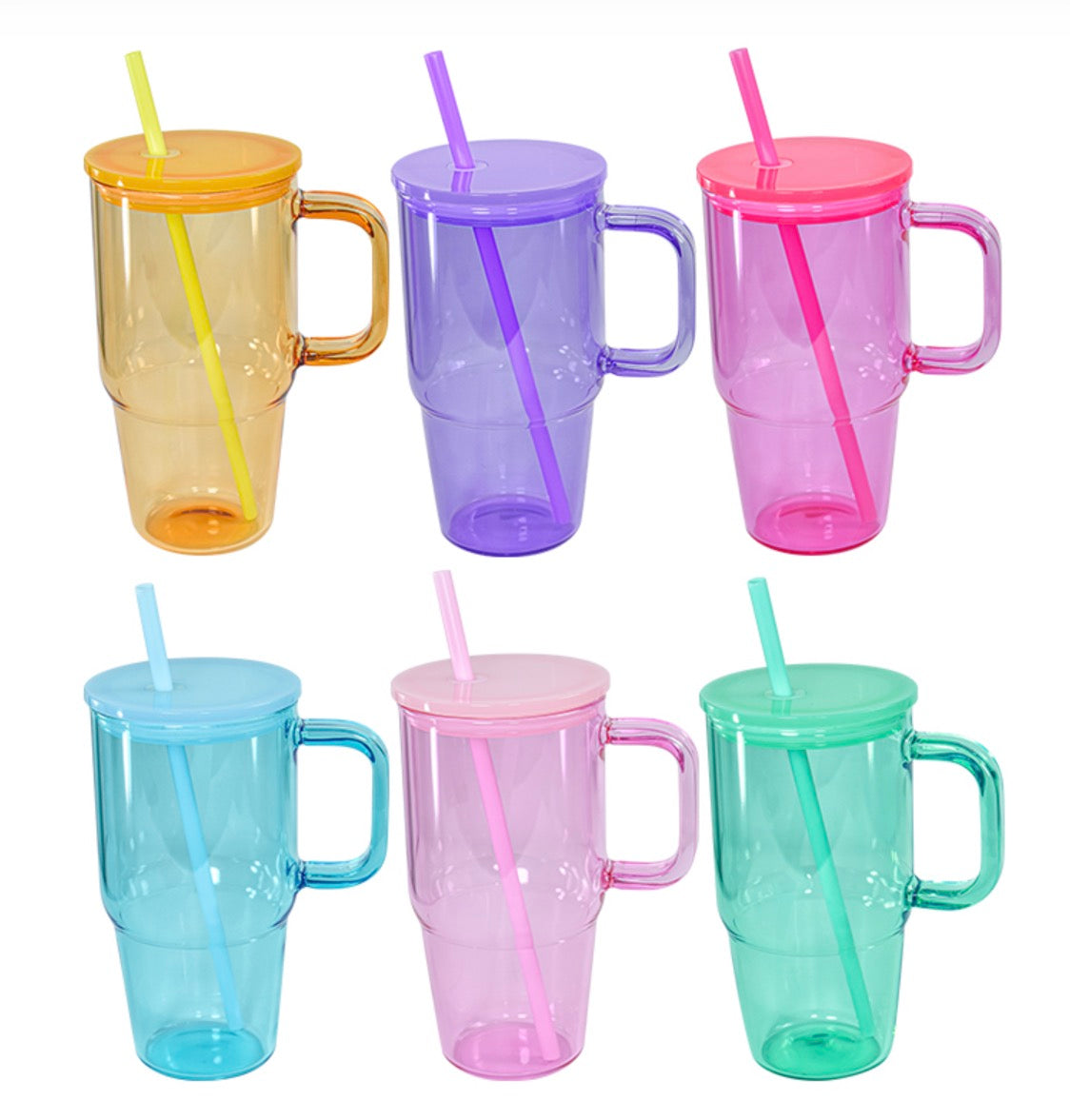 20oz Glass Mug with Handle