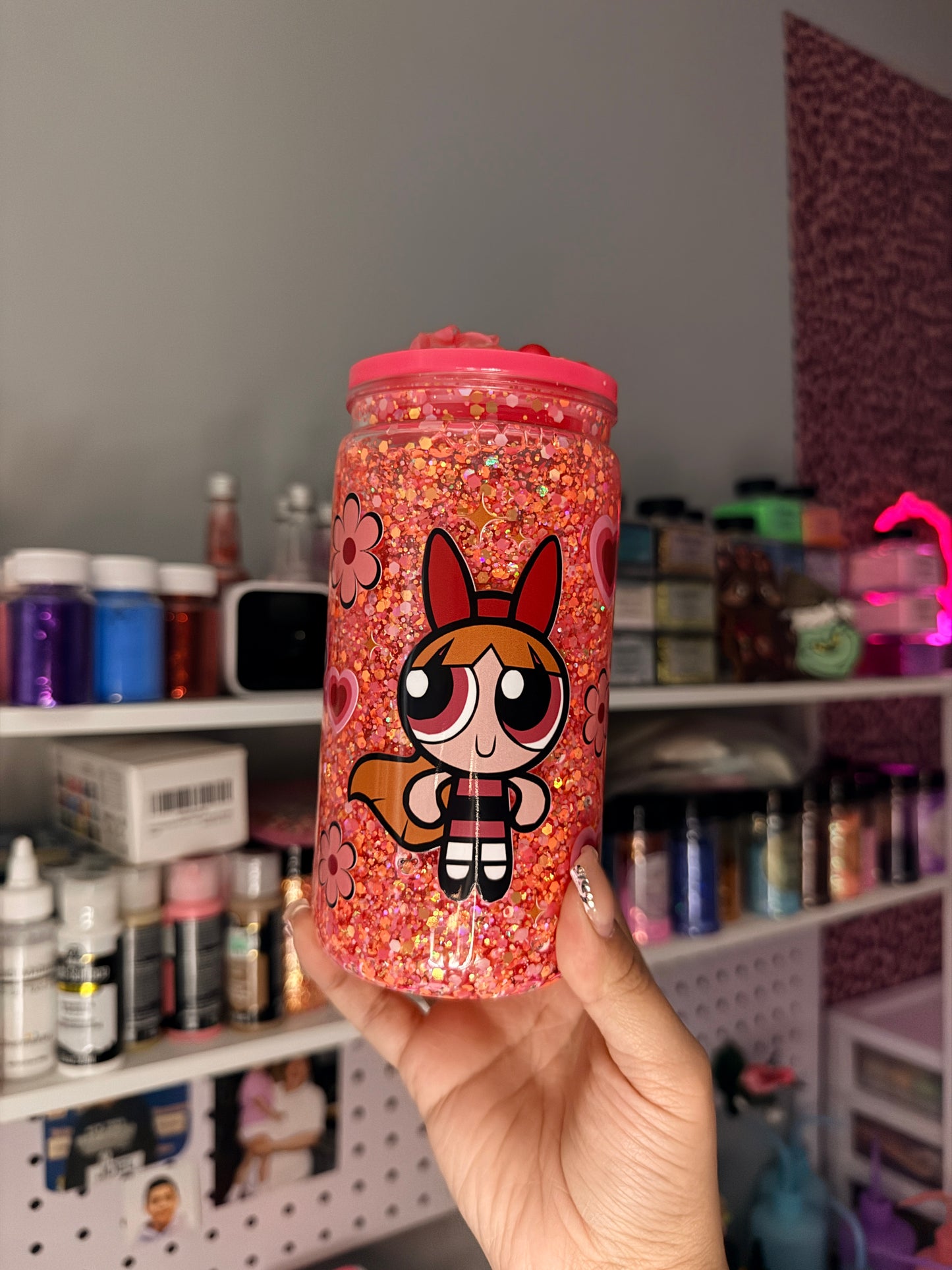 16 oz snow globes of the besties