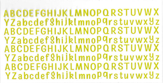 Yellow Letters
