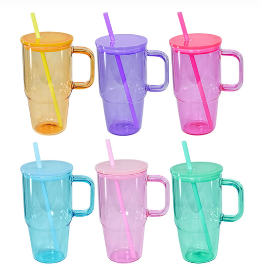 20oz Glass Mug with Handle